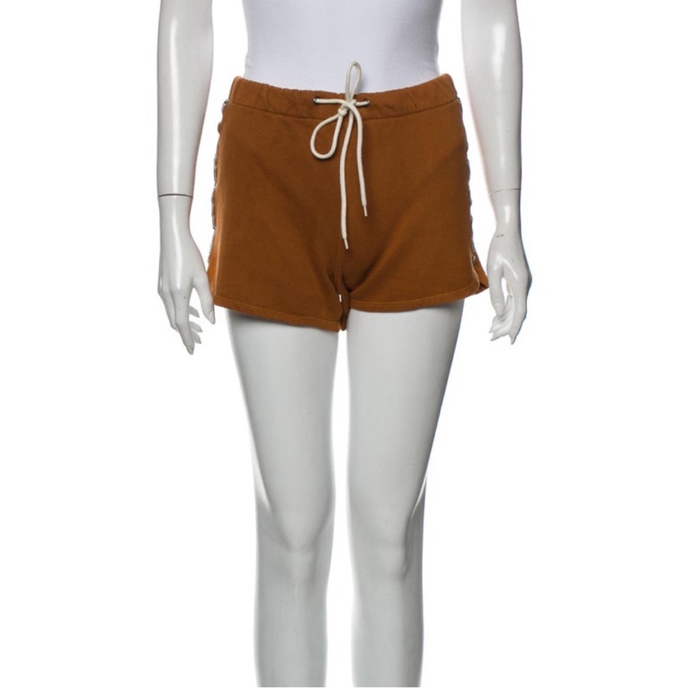 Solid & Striped Brown Shorts - image 1